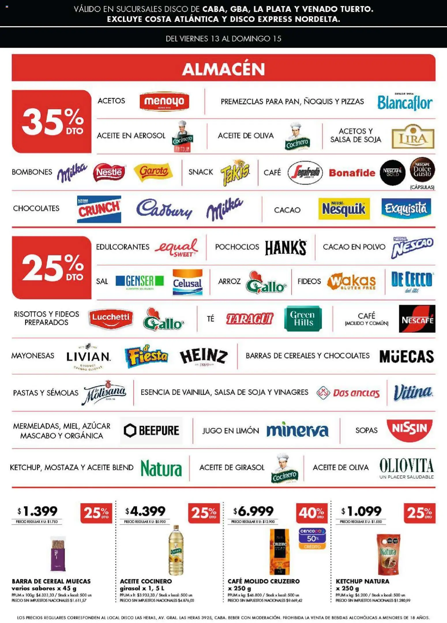 Disco ofertas │ válido desde el 13.02.2026 | Página: 3 | Productos: Polvo, Café, Jugo, Arroz