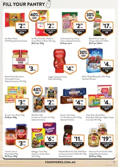Preview of Foodworks Catalogue VIC - valid from 25.02.2026 | Page: 11 | Products: Cheese, Noodles, Moccona, Nescafe