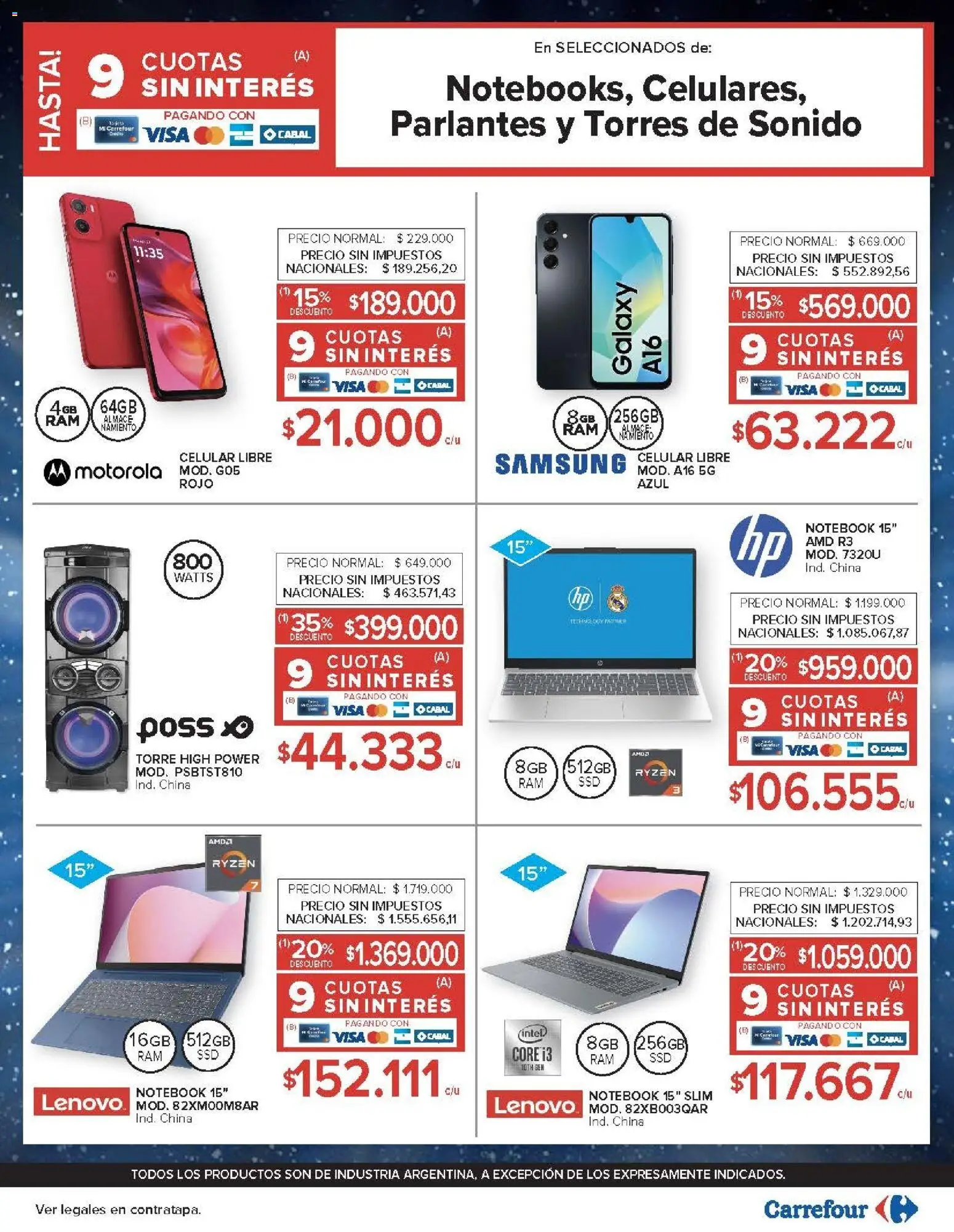 Carrefour ofertas │ válido desde el 06.01.2026 | Página: 30 | Productos: Notebook