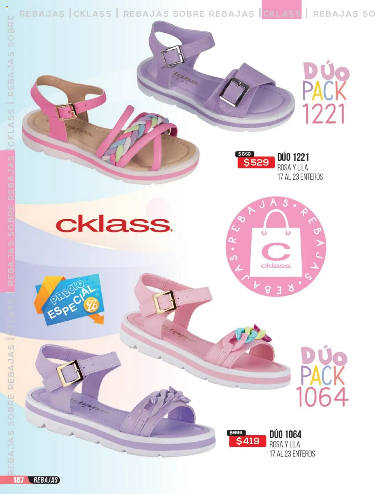 Nuevas ofertas de Cklass válidas en toda la República Mexicana desde el 23.06.2025. ¡Encuentra las mejores ofertas en Cklass catálogo Rebajas Sobre Calzado! | Página: 188 | Productos: Sobre