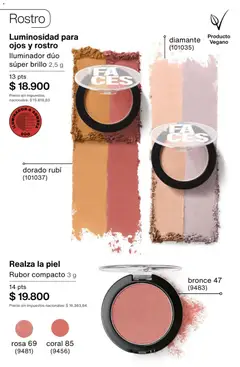 Vista previa Catálogo Natura Ciclo 1/2026 válido desde el 06.01.2026 | Página: 137 | Productos: Iluminador, Rubor, Sombra, Brillo