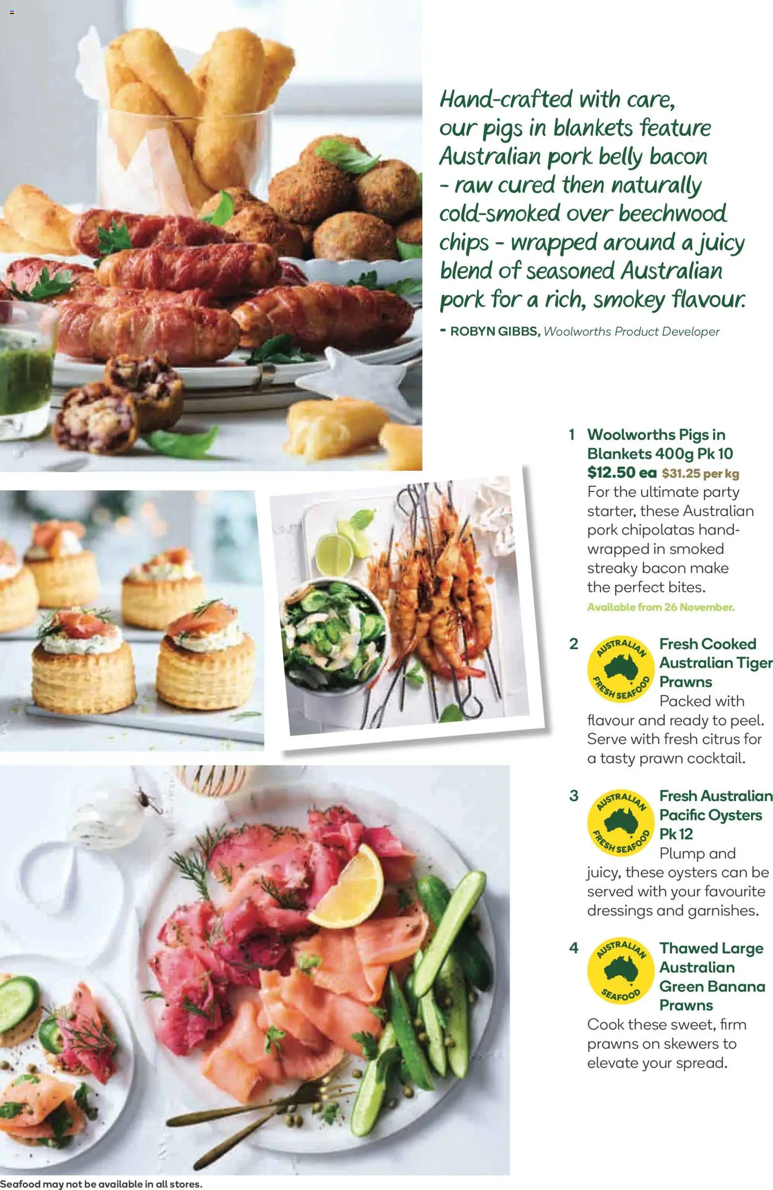 Woolworths catalogue - valid from 26.11.2025 | Page: 9 | Products: Bacon, Pork, Chips, Seafood
