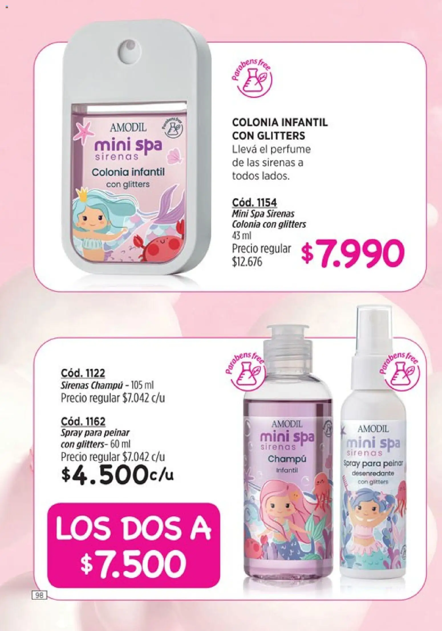 Catálogo Amodil Campaña 5 │ válido desde el 01.03.2026 | Página: 98 | Productos: Perfume, Champú