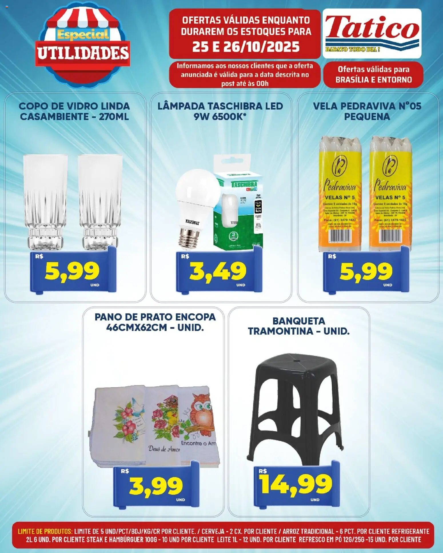 Tatico Folheto - válido de 27.10.2025 | Página: 35 | Produtos: Lâmpada, Pó, Cerveja, Refrigerante