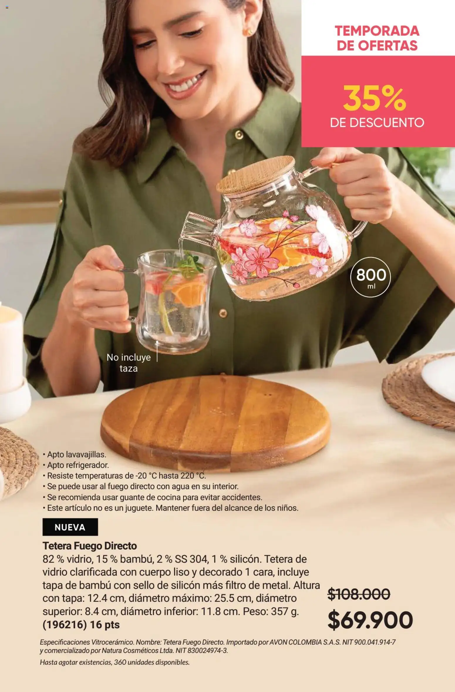 Avon revista - valida desde el 01.02.2026 | Página: 10 | Productos: Guante, Guante de cocina, Peso, Taza