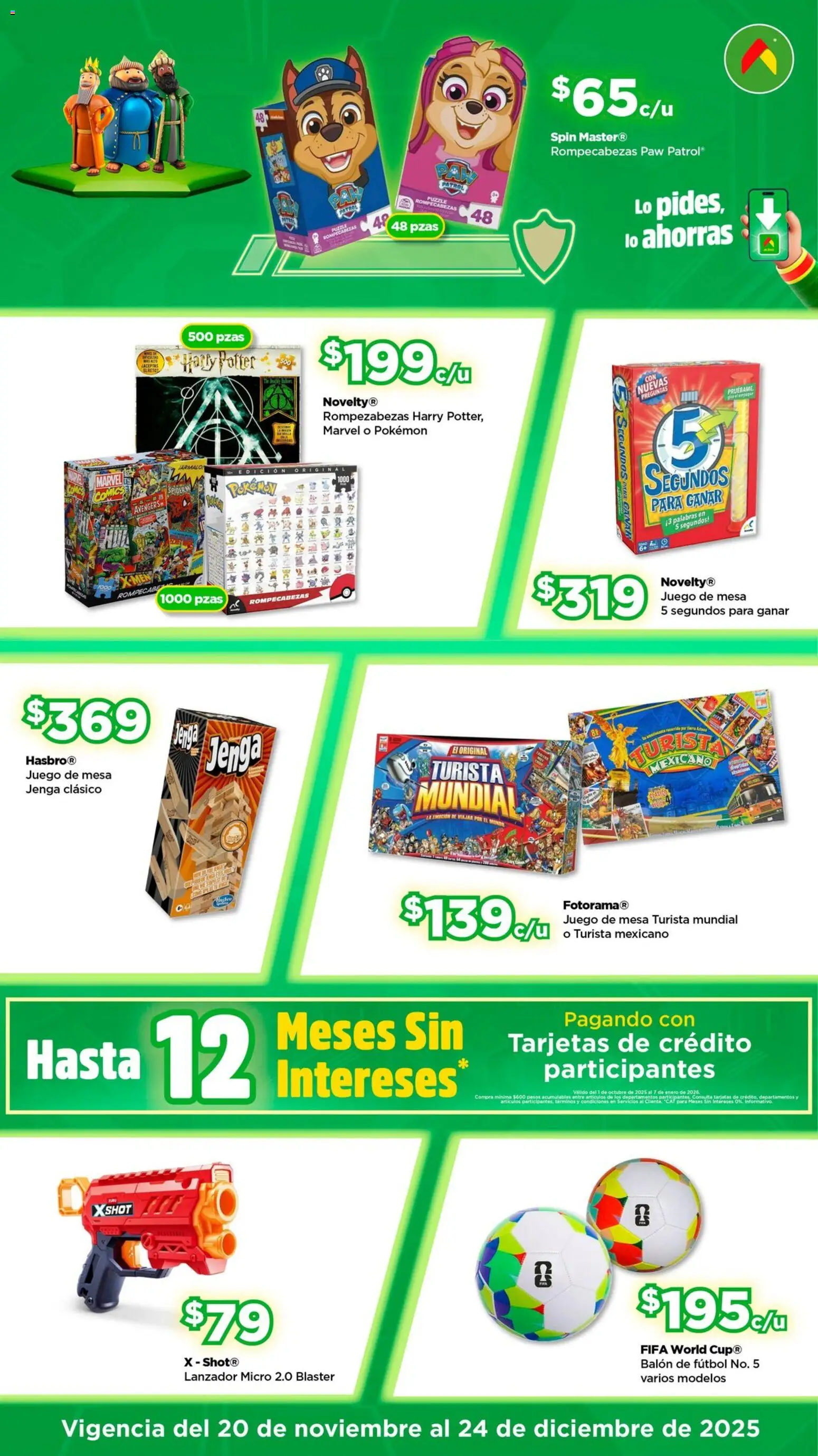 Nuevas ofertas de Bodega Aurrerá válidas en toda la República Mexicana desde el 20.11.2025. ¡Encuentra las mejores ofertas en Bodega Aurrerá folleto Juguetirama! | Página: 2 | Productos: Juego, Mesa