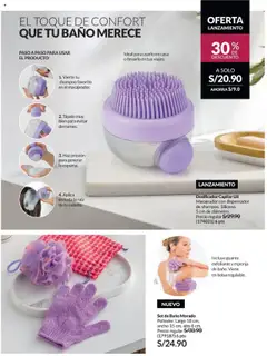 Catálogo Avon válido desde 18.07.2025 | Página: 182 | Productos: Exfoliante, Shampoo, Baño, Bolsa
