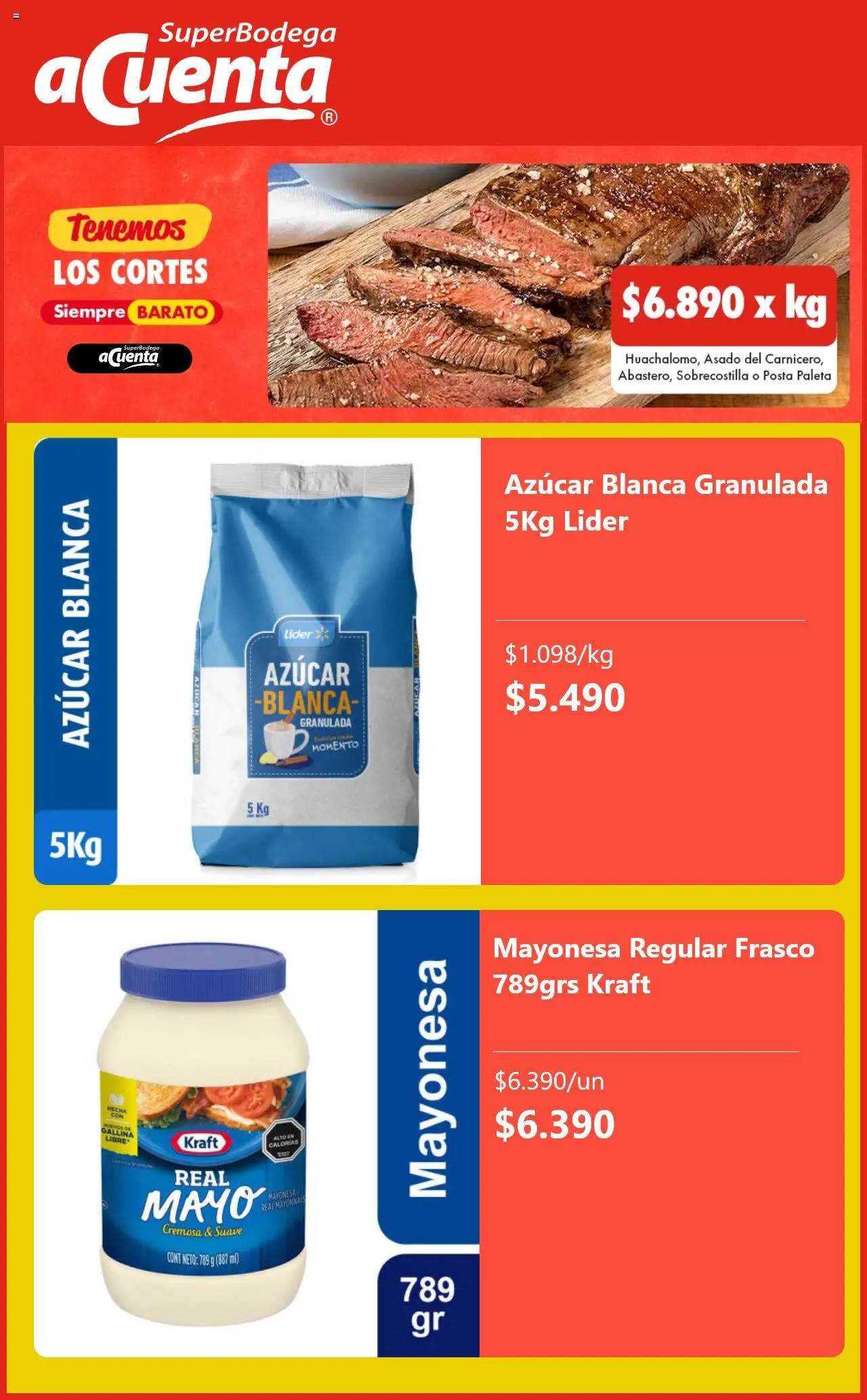 Super Bodega aCuenta ofertas  │ válido desde el 26.09.2025 | Página: 4 | Productos: Frasco, Azucar, Mayonesa