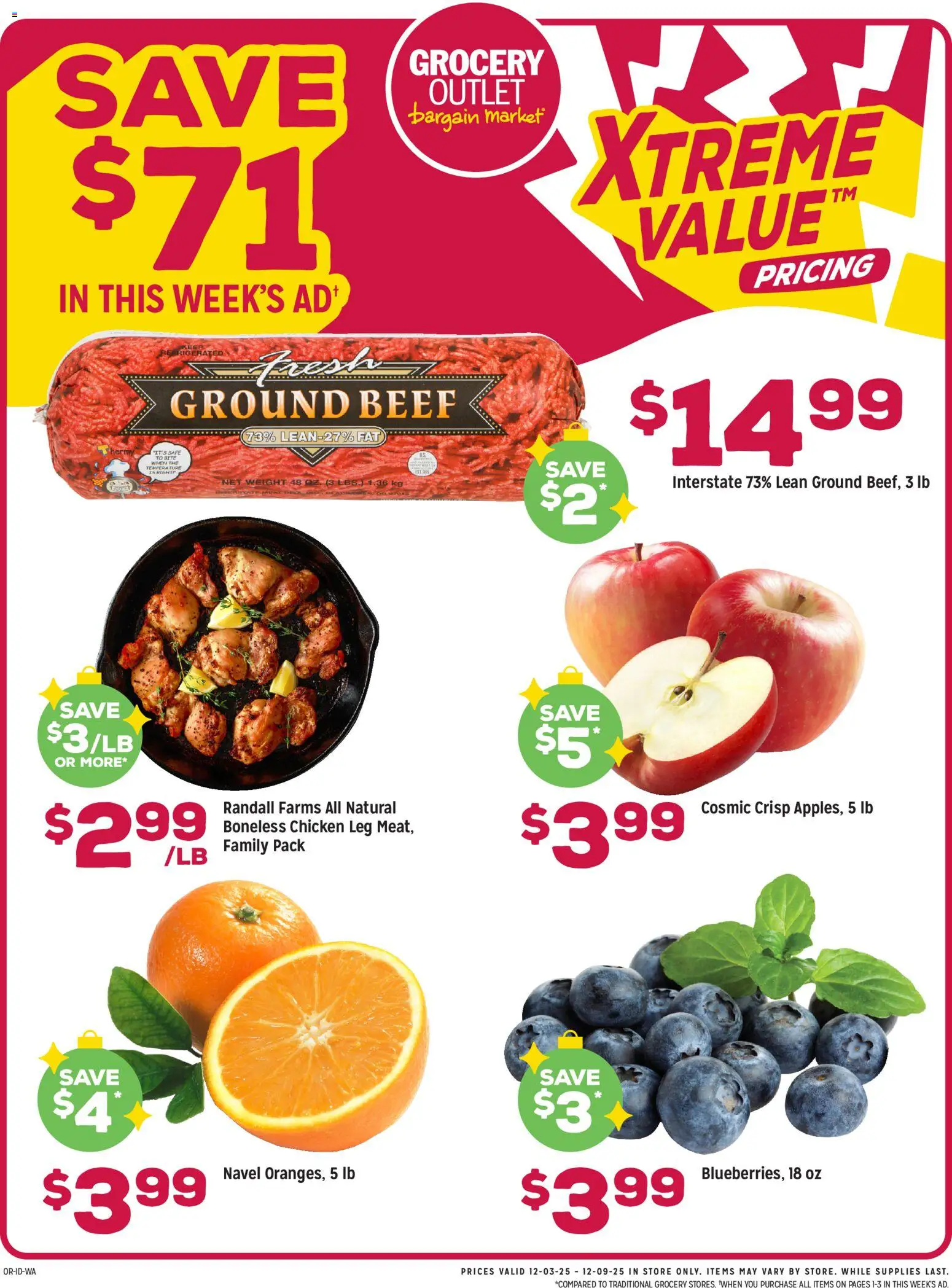 Grocery Outlet Weekly Ad - WA - valid from 03.12.2025 | Page: 1