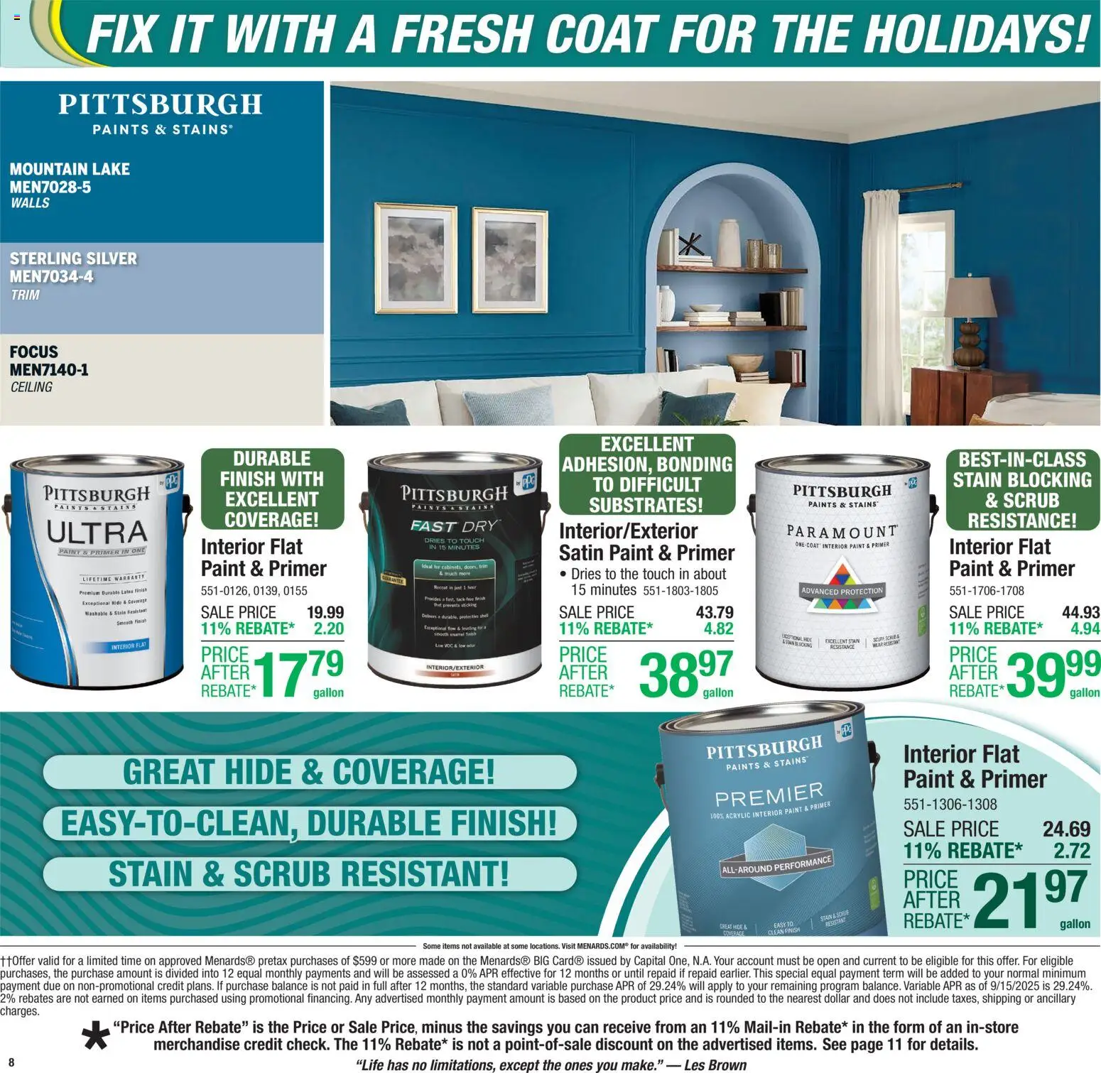 Menards Weekly Ad - valid from 05.11.2025 | Page: 13 | Products: Trim, Acrylic, Coat