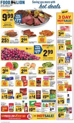 Preview of Food Lion weekly ads valid from 30.07.2025