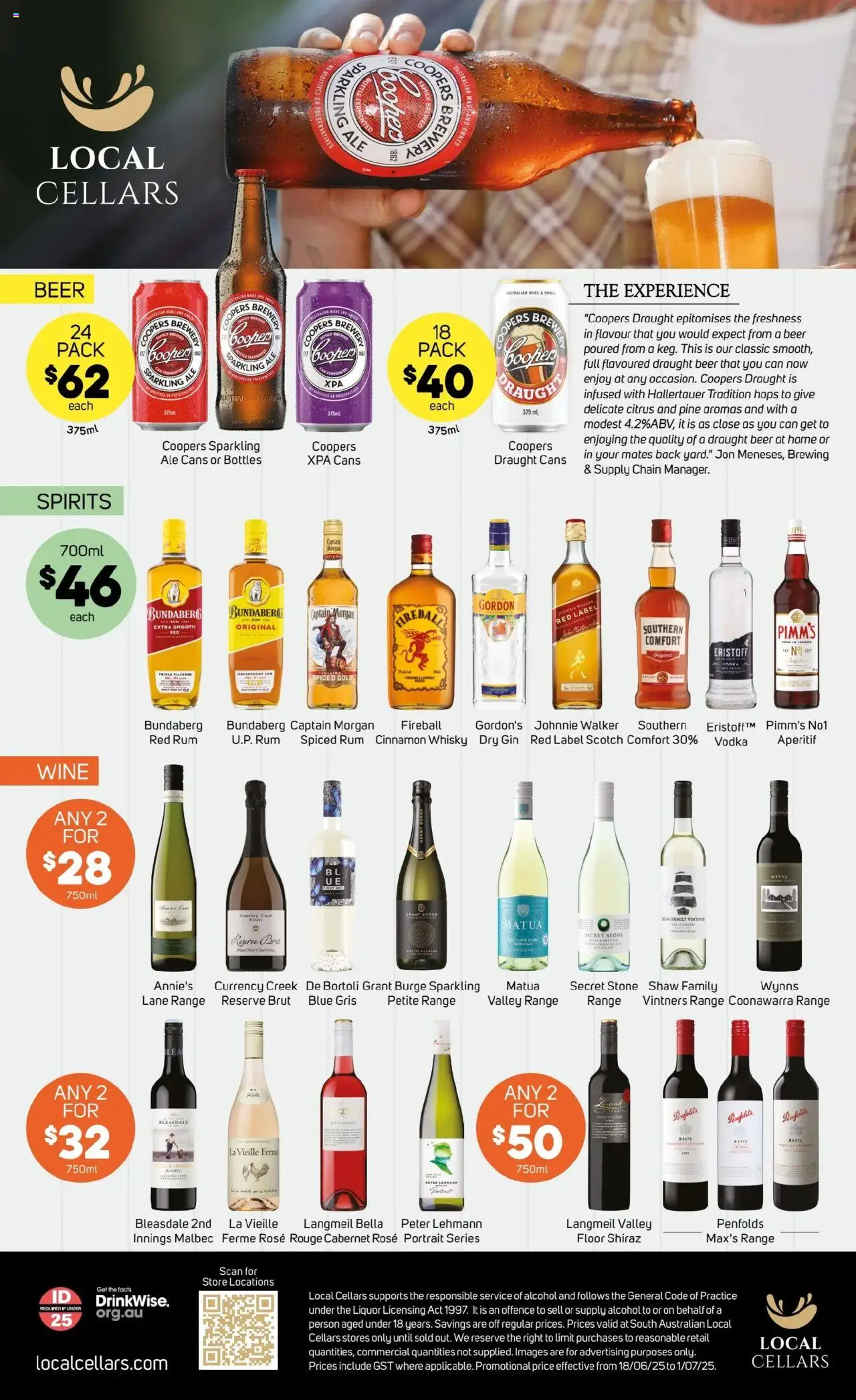 Foodland catalogue - valid from 18.06.2025 | Page: 37 | Products: Chain, Wine, Gin, Vodka