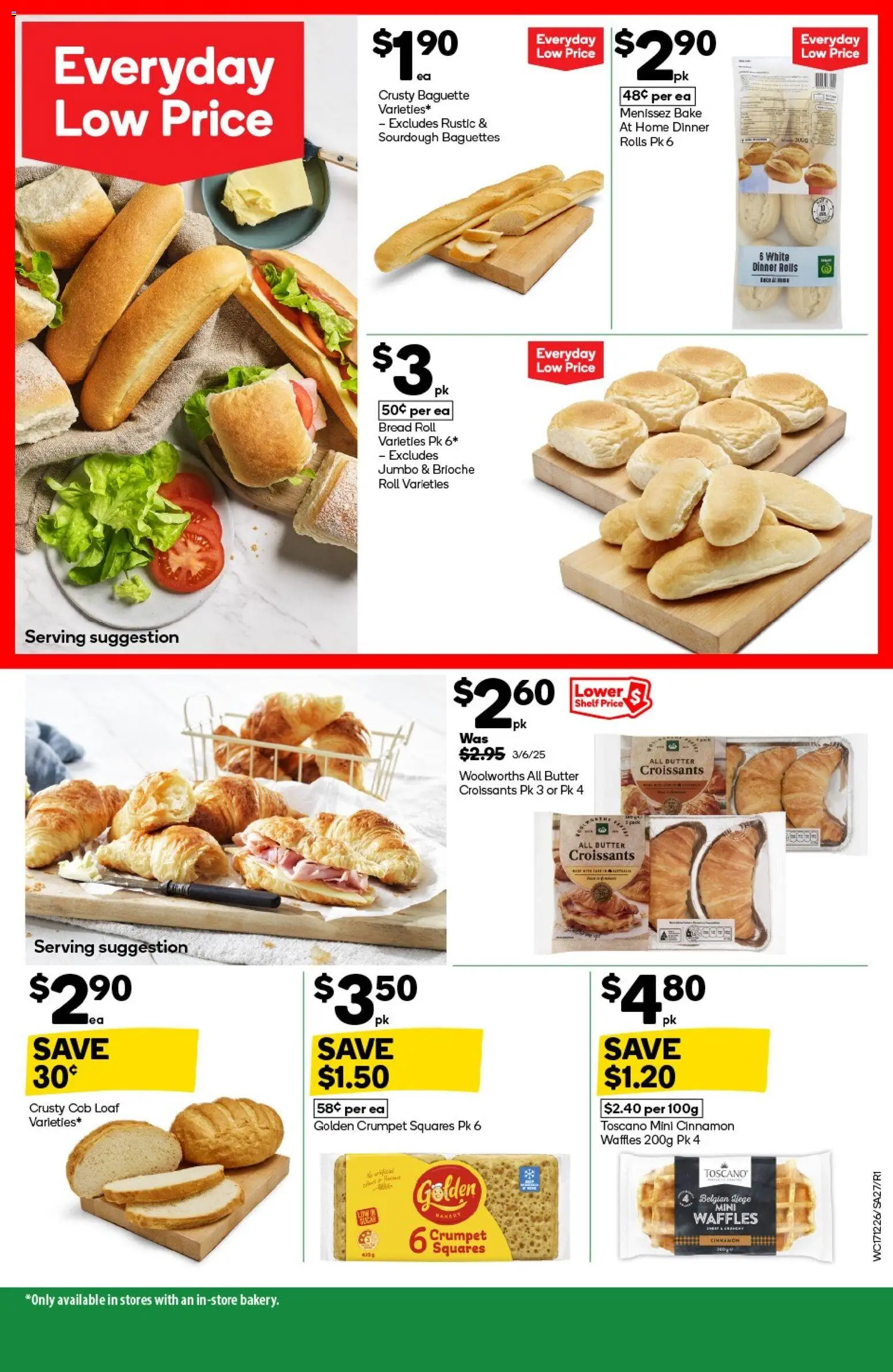 Woolworths catalogue - valid from 17.12.2025 | Page: 27 | Products: Shelf, Butter, Bread, Waffles