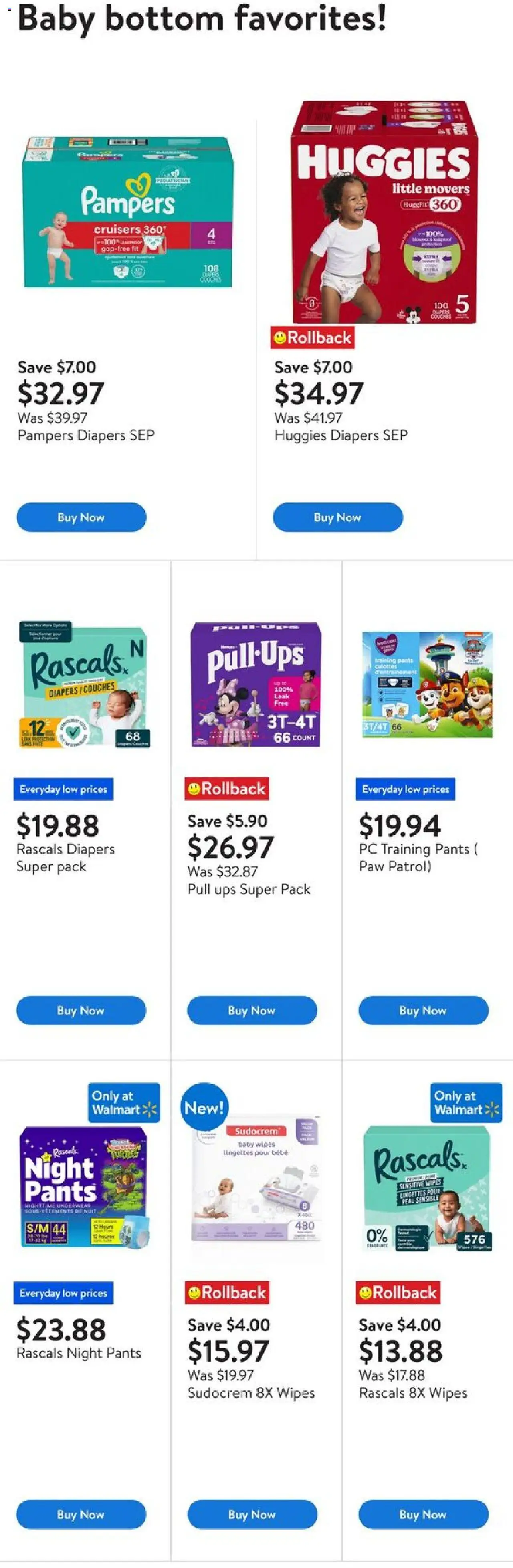 Walmart flyer valid from 11.09.2025 | Page: 3 | Products: PC, Pants