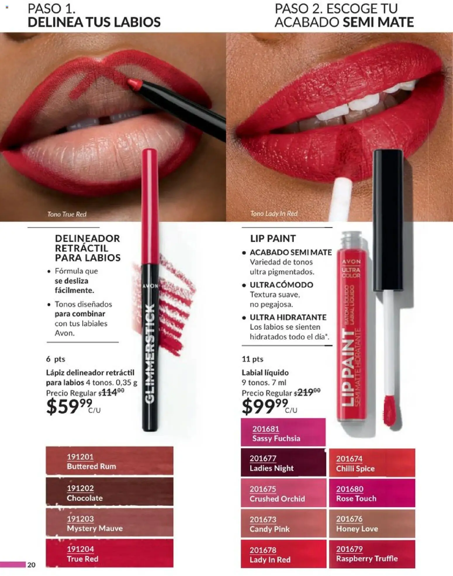 Nuevas ofertas de AVON válidas en toda la República Mexicana desde el 20.12.2025. ¡Encuentra las mejores ofertas en AVON campaña 1 2026! | Página: 25 | Productos: Chocolate, Mate, Delineador