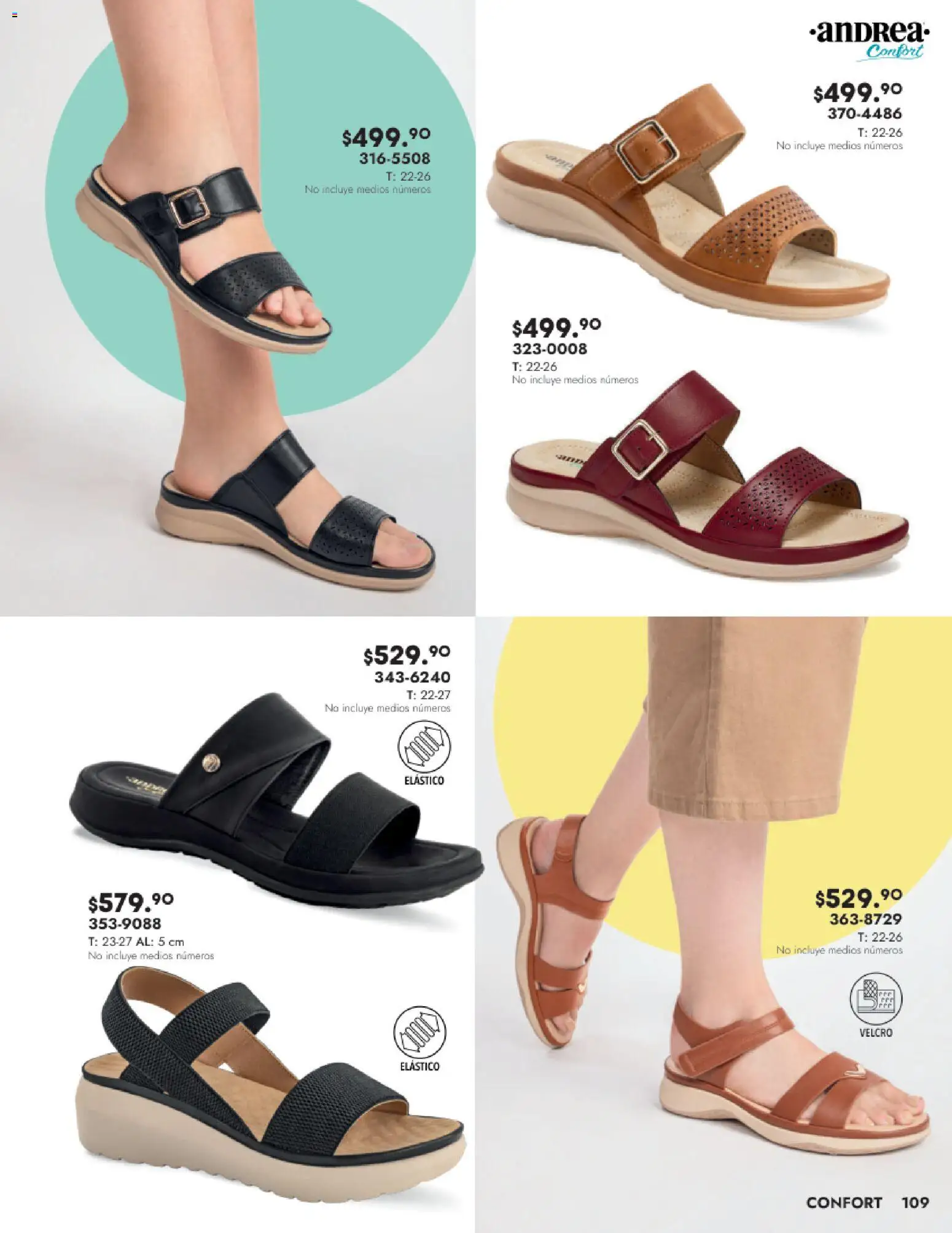 Nuevas ofertas de Andrea válidas en toda la República Mexicana desde el 24.08.2025. ¡Encuentra las mejores ofertas en Andrea - Catálogo Calzado Dama! | Página: 109