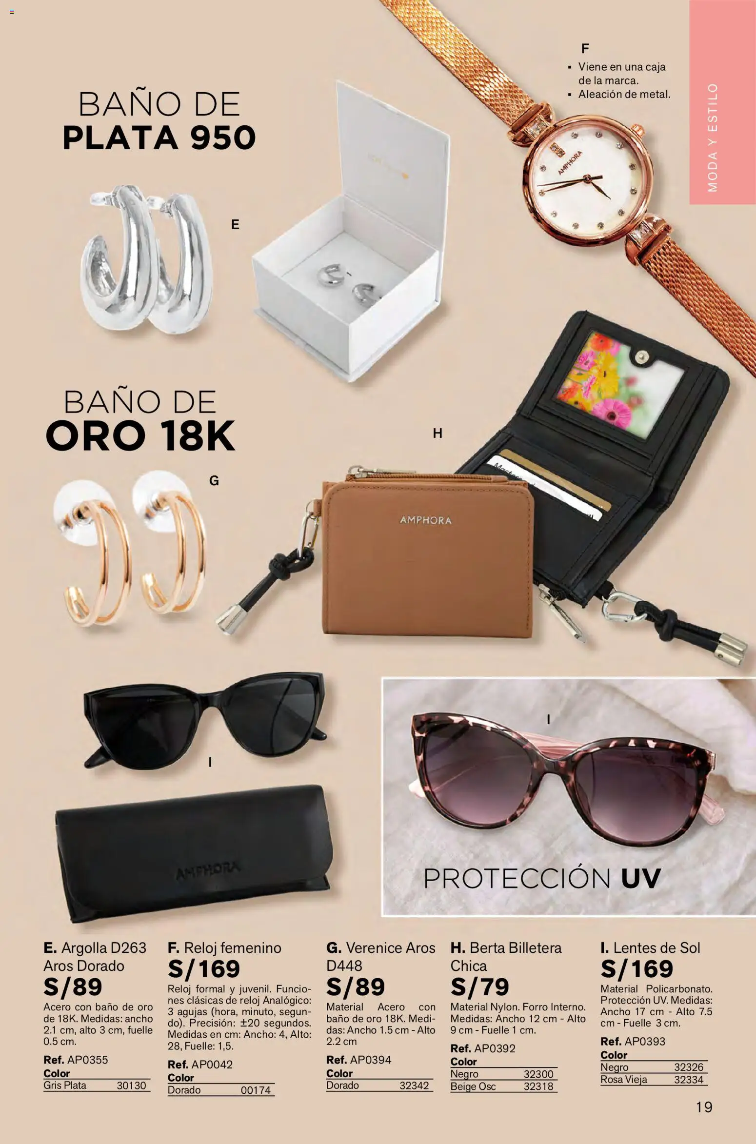Catálogo Leonisa válido desde 23.10.2025 | Página: 19 | Productos: Caja, Baño, Billetera, Reloj