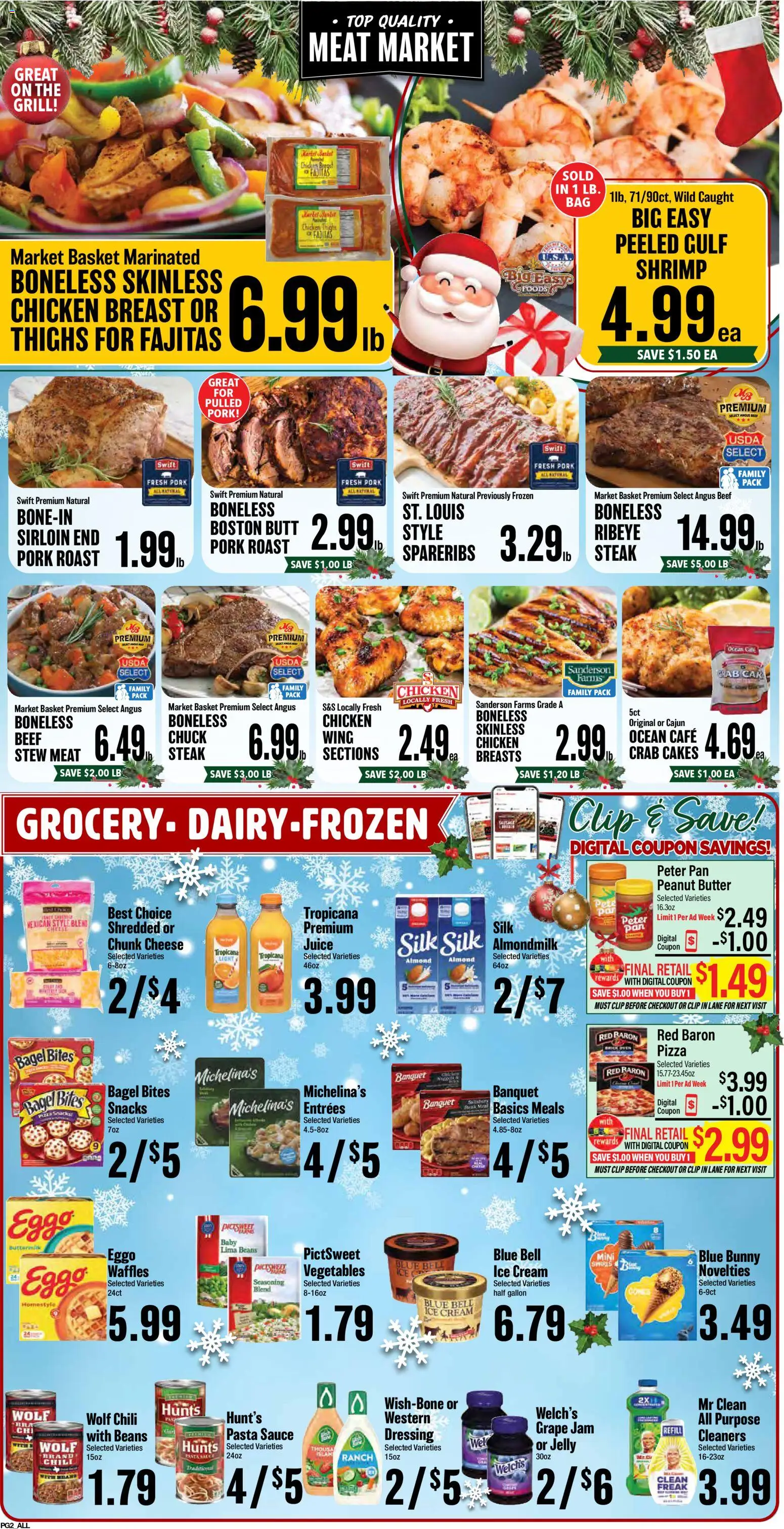 Market Basket Weekly Ad - valid from 03.12.2025 | Page: 2 | Products: Pan, Butter, Pork, Pasta