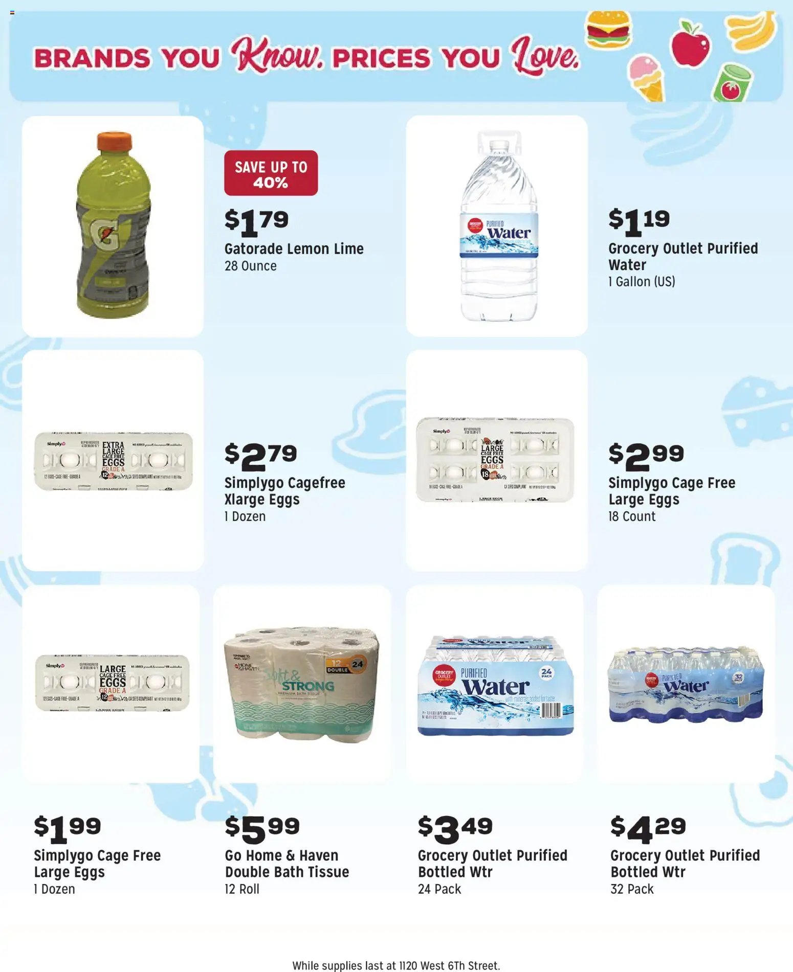 Grocery Outlet Weekly Ad - CA - valid from 10.12.2025 | Page: 12 | Products: Bath, Eggs, Lemon, Case