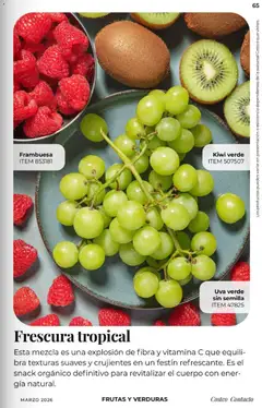 Vista previa de Kiwi verde, Green kiwi fruit., nuevo folleto de la tienda, válido en México a partir del 01.03.2026 | Página: 65