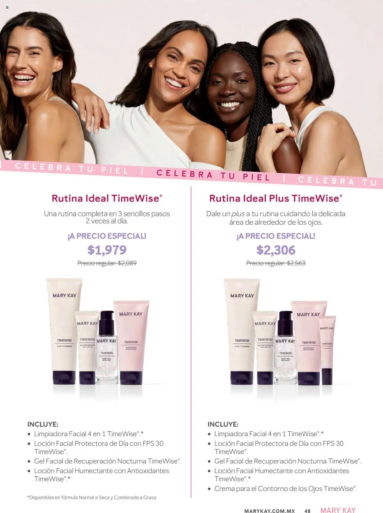 Nuevas ofertas de Mary Kay válidas en toda la República Mexicana desde el 01.07.2025. ¡Encuentra las mejores ofertas en Mary Kay catálogo! | Página: 48 | Productos: Crema, Contorno, Loción