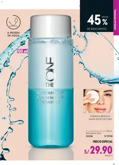 Vista previa de folleto Oriflame - Campaña 01 de la Oriflame válido desde 27.12.2025 | Página: 19 | Productos: Desmaquillante de ojos, Maquillaje