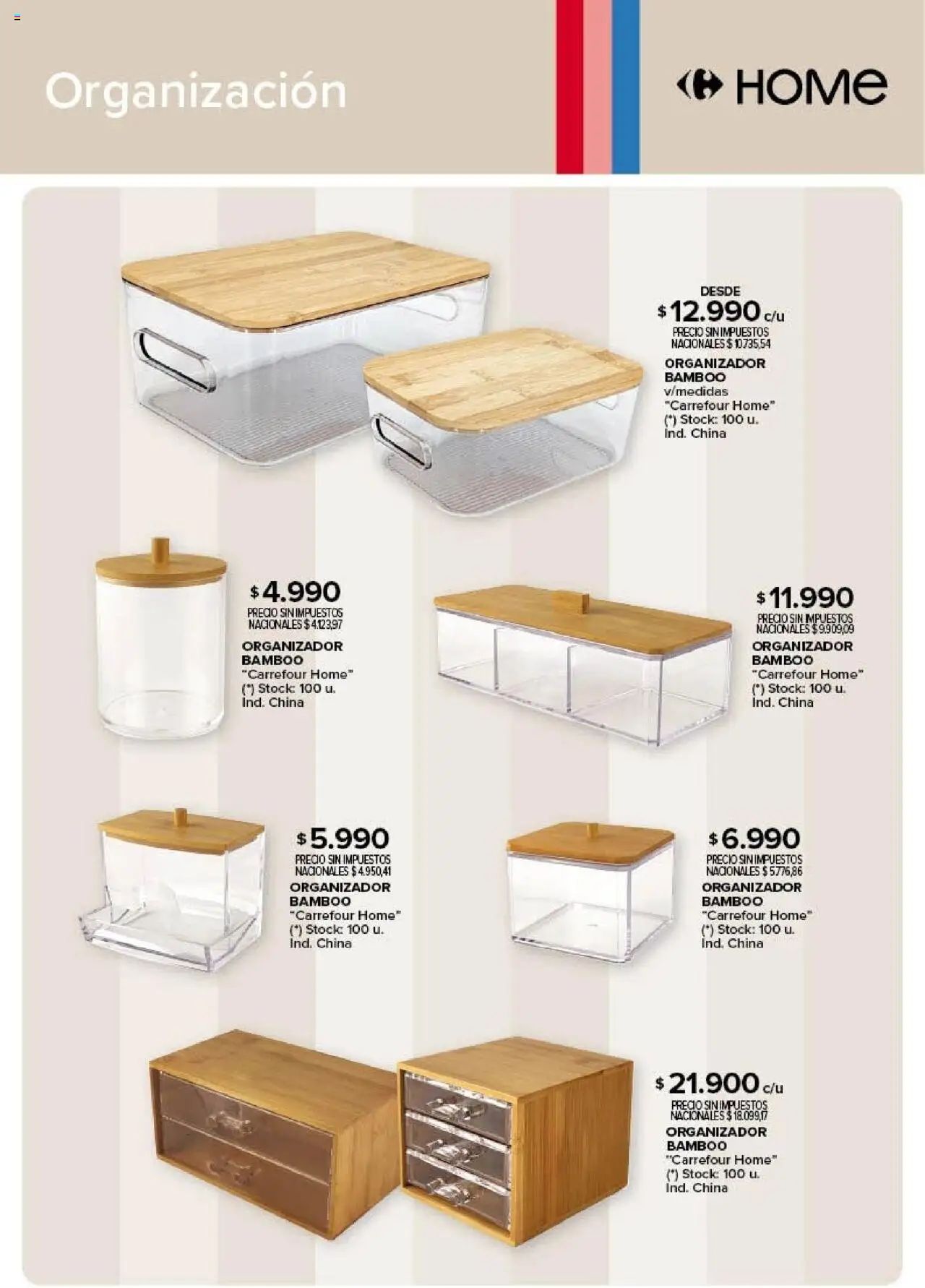 Carrefour - Deco Hogar │ válido desde el 06.06.2025 | Página: 15 | Productos: Organizador