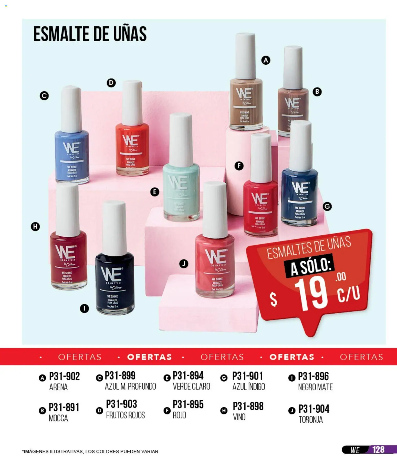 Nuevas ofertas de Cklass válidas en toda la República Mexicana desde el 12.01.2026. ¡Encuentra las mejores ofertas en Cklass catálogo Mega Ofertas Calzado! | Página: 438 | Productos: Toronja, Mate, Vino, Esmalte de uñas