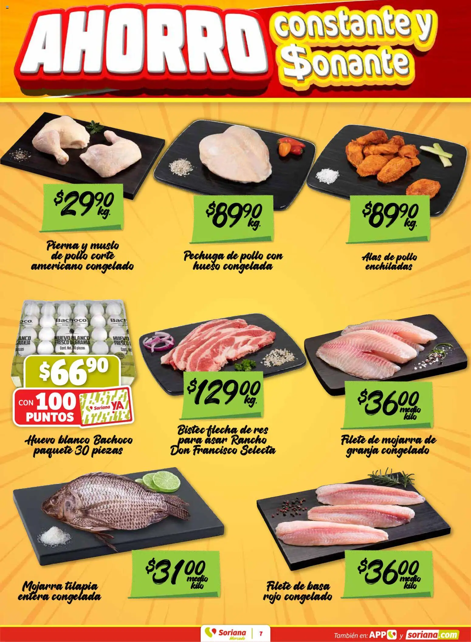 Nuevas ofertas de Soriana válidas en toda la República Mexicana desde el 22.01.2026. ¡Encuentra las mejores ofertas en Soriana - Fin de Semana Mercado: Tamaulipas! | Página: 7 | Productos: Refrigerador, Agua, Estantes, Té