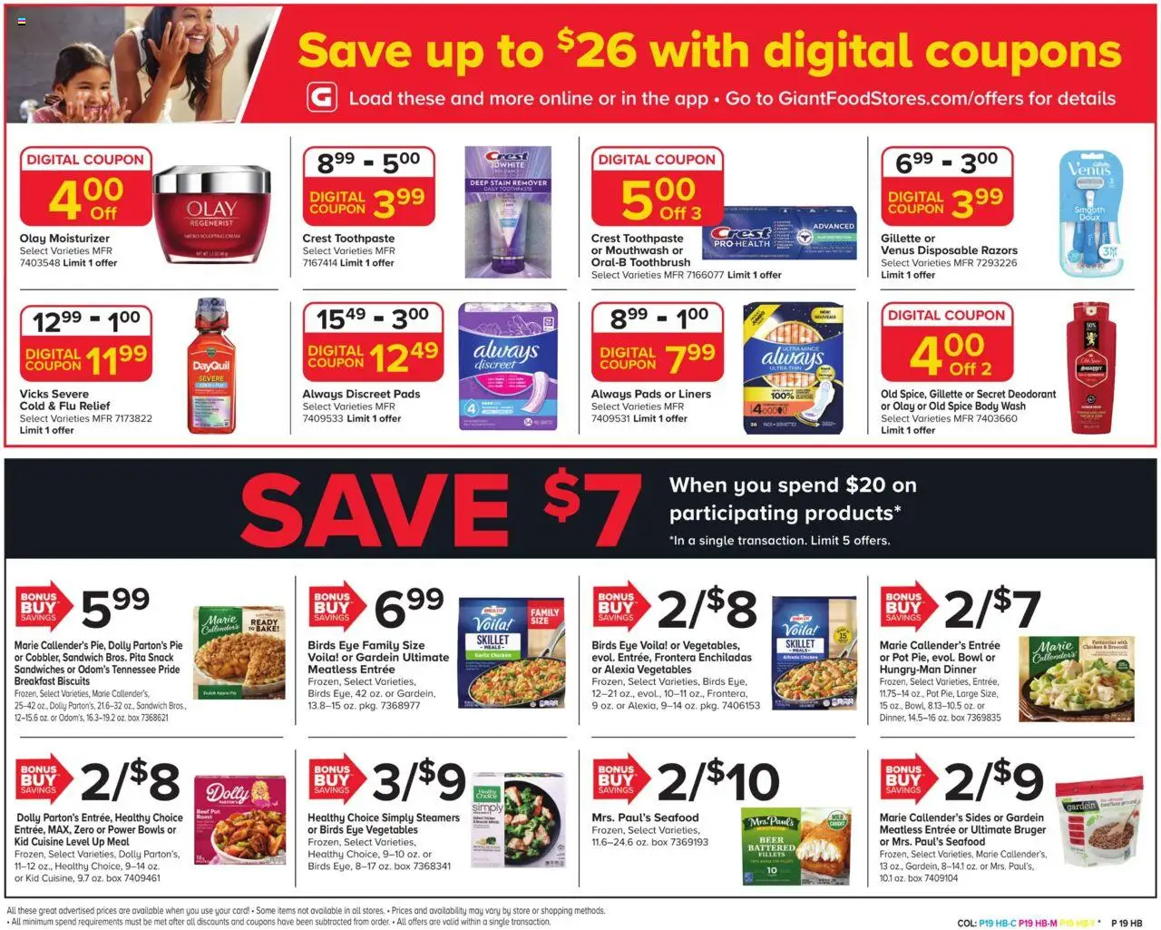 Giant Weekly Ad - valid from 03.10.2025 | Page: 22 | Products: Beef, Body Wash, Vegetables, Seafood