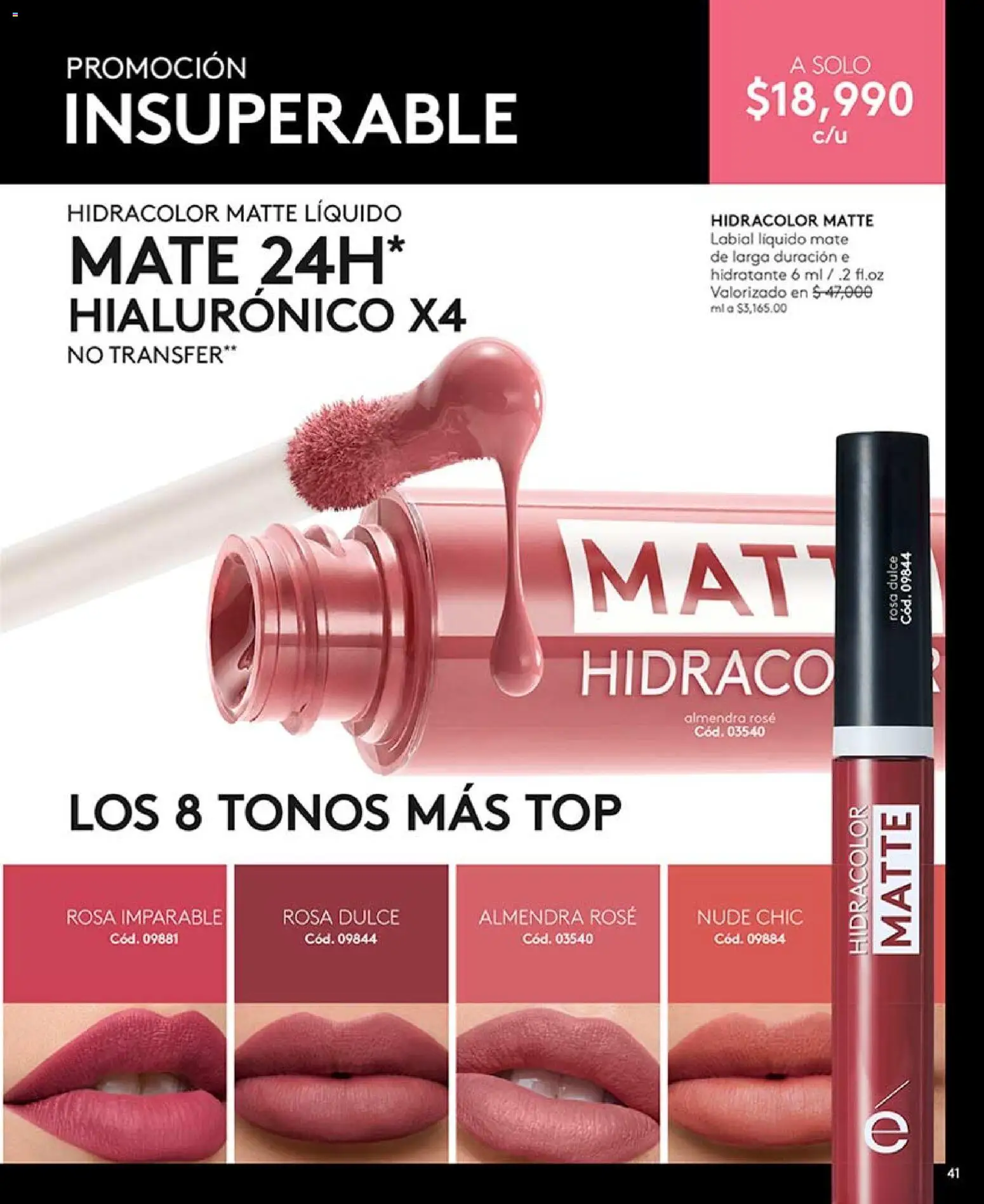 Ésika revista - valida desde el 24.04.2026 | Página: 41 | Productos: Almendra, Top