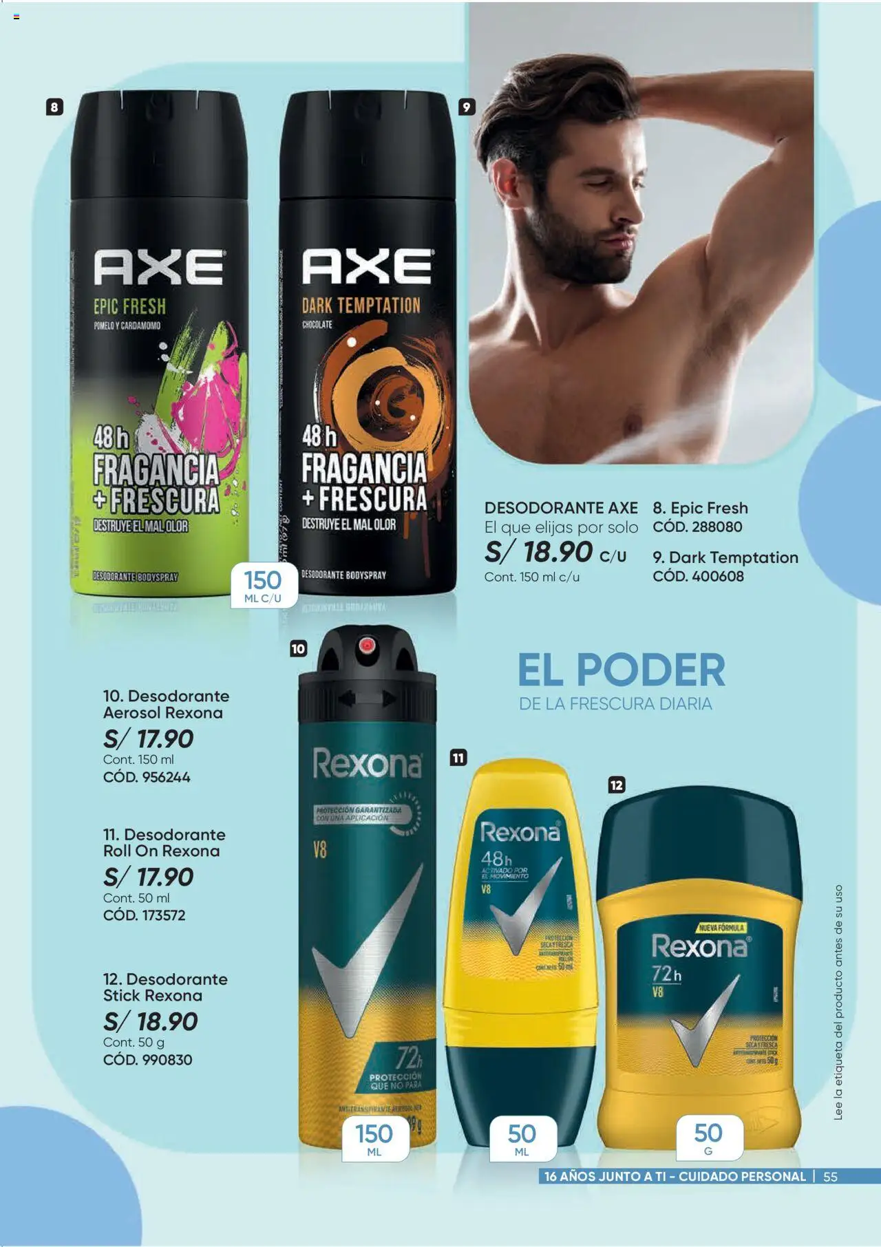 Catálogo Azzorti válido desde 15.09.2025 | Página: 55 | Productos: Desodorante, Chocolate, Fragancia