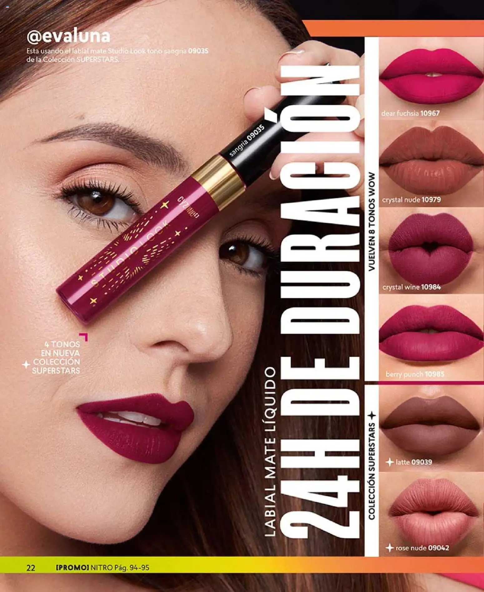 Catálogo CyZone Campaña 5 │ válido desde el 01.03.2026 | Página: 22 | Productos: Mate, Labial