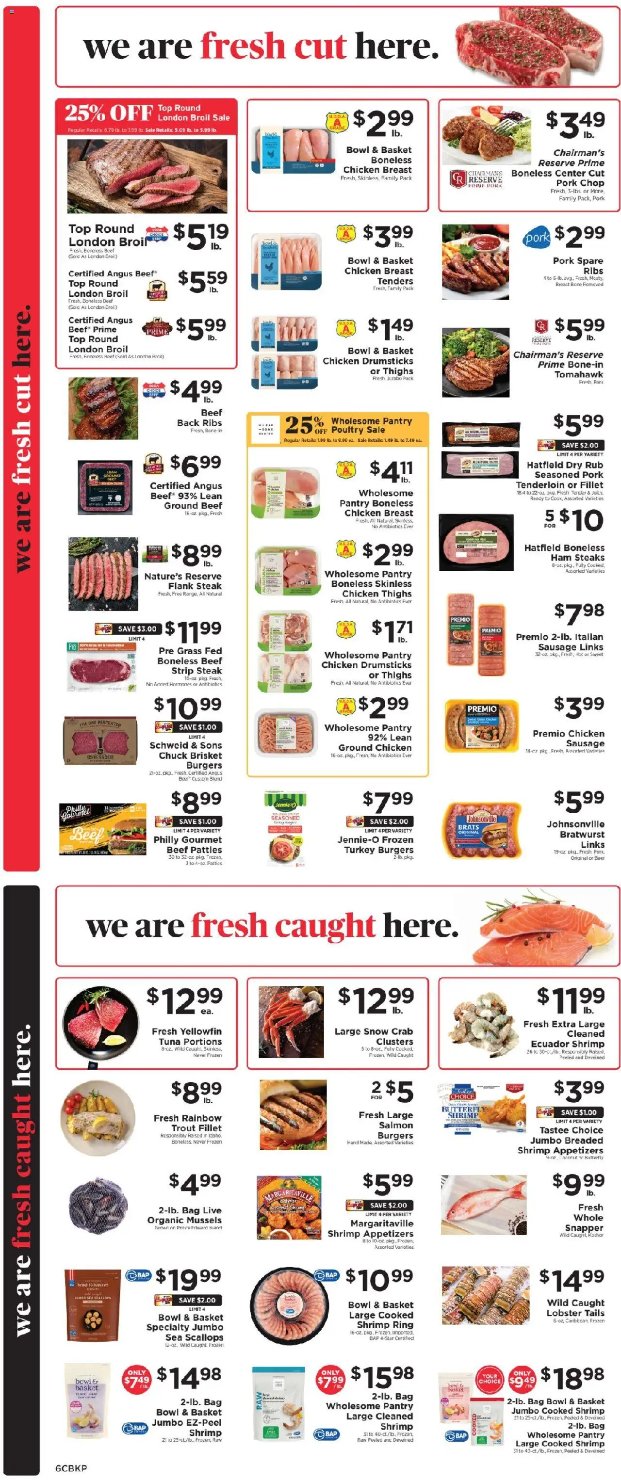ShopRite Weekly Ad - valid from 31.07.2025 | Page: 7 | Products: Beer, Beef, Poultry, Bag