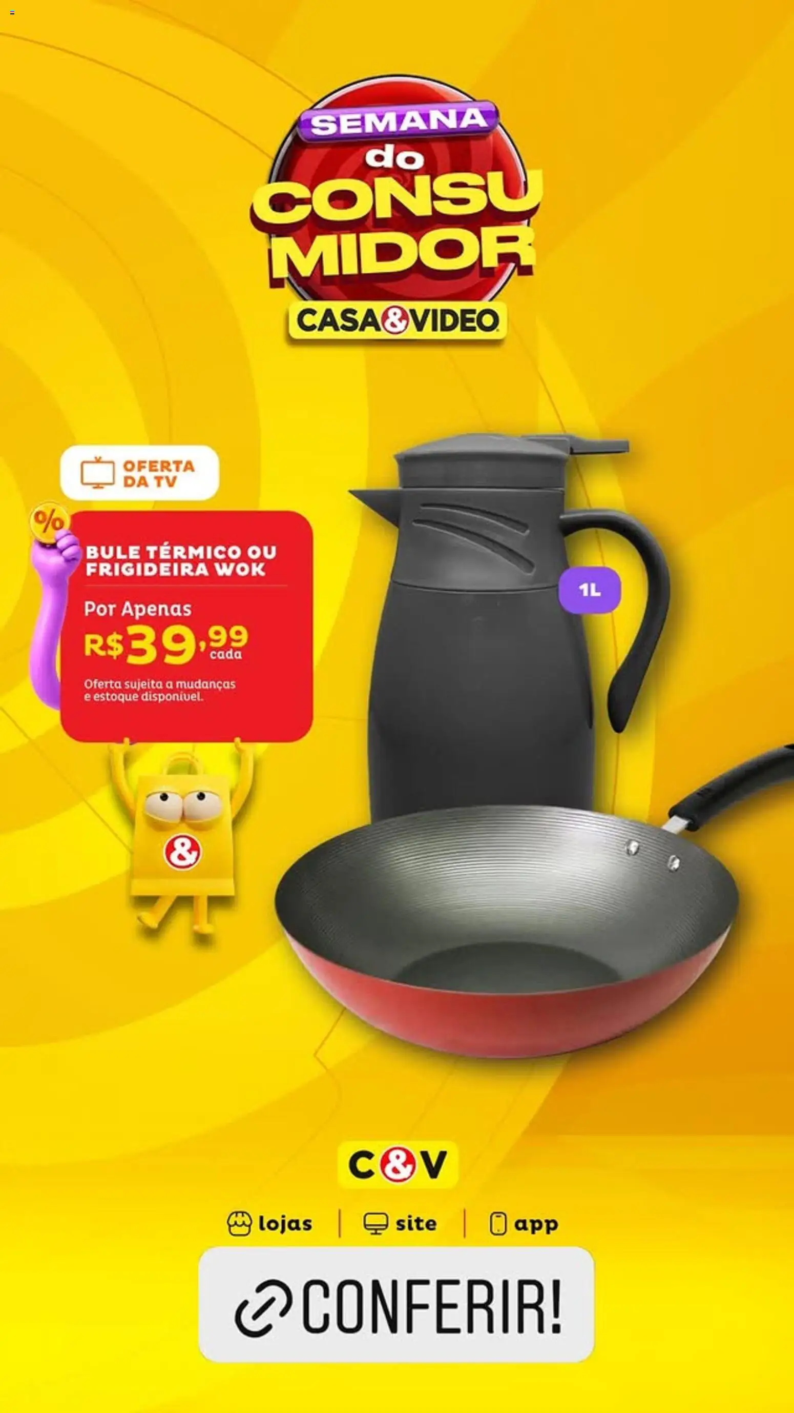 Casa e Video Folheto - válido de 13.03.2026 | Página: 5 | Produtos: Frigideira, Tv