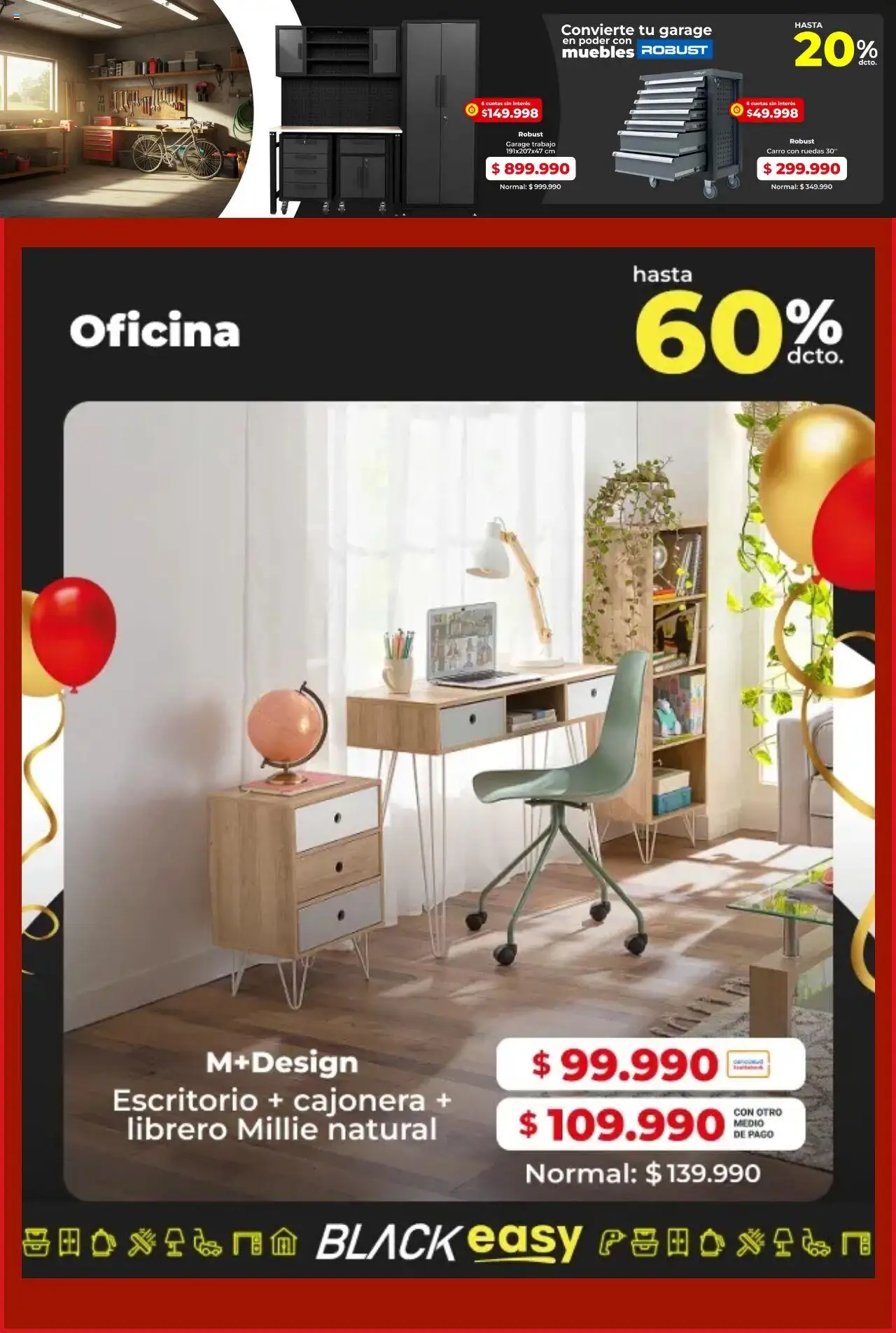 Easy ofertas  │ válido desde el 30.07.2025 | Página: 10 | Productos: Cajonera, Escritorio
