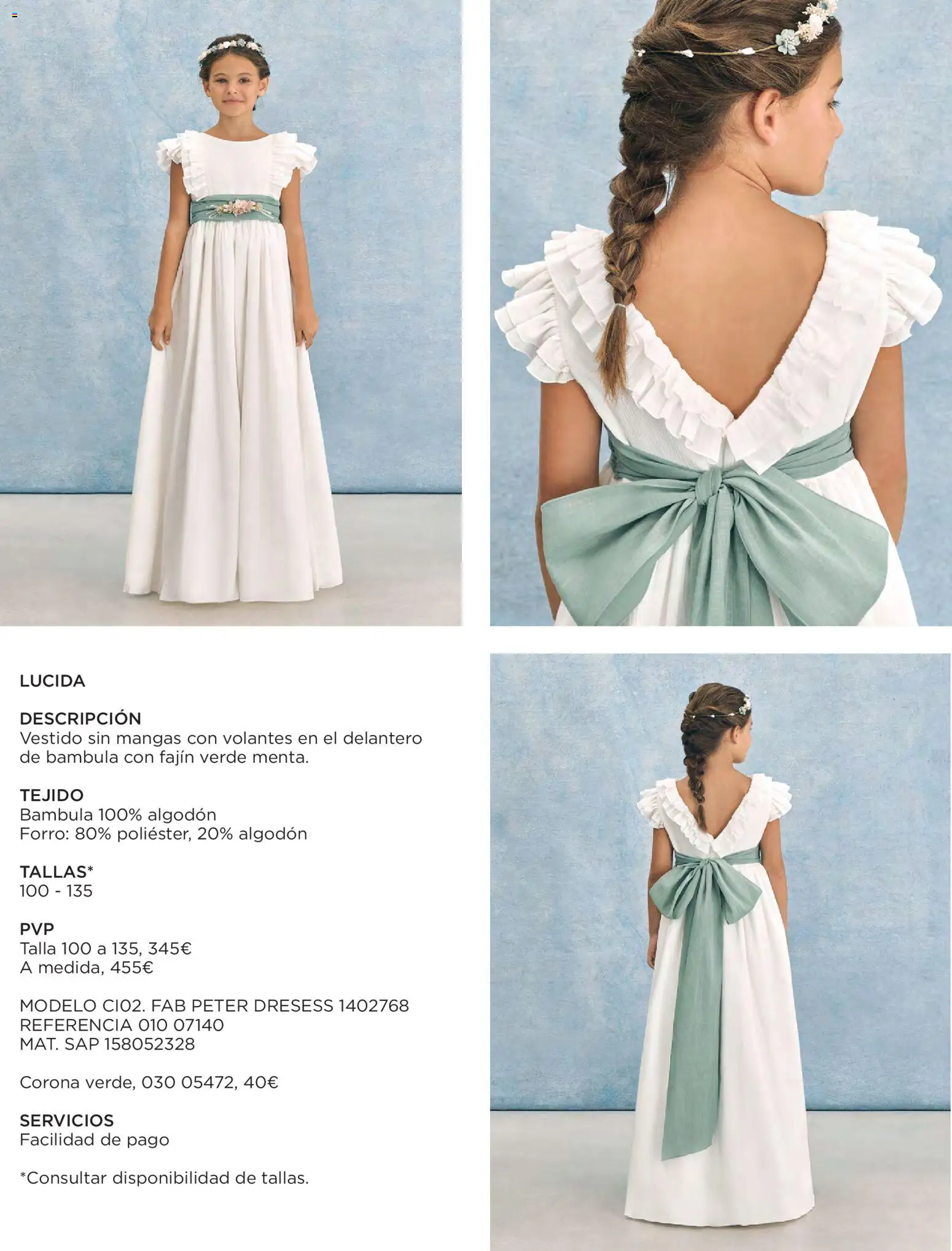 Nuevas ofertas de El Corte Inglés válidas en toda la República Mexicana desde el 20.11.2025. ¡Encuentra las mejores ofertas en El Corte Inglés catálogo Comuniones 2026! | Página: 39 | Productos: Algodón, Vestido