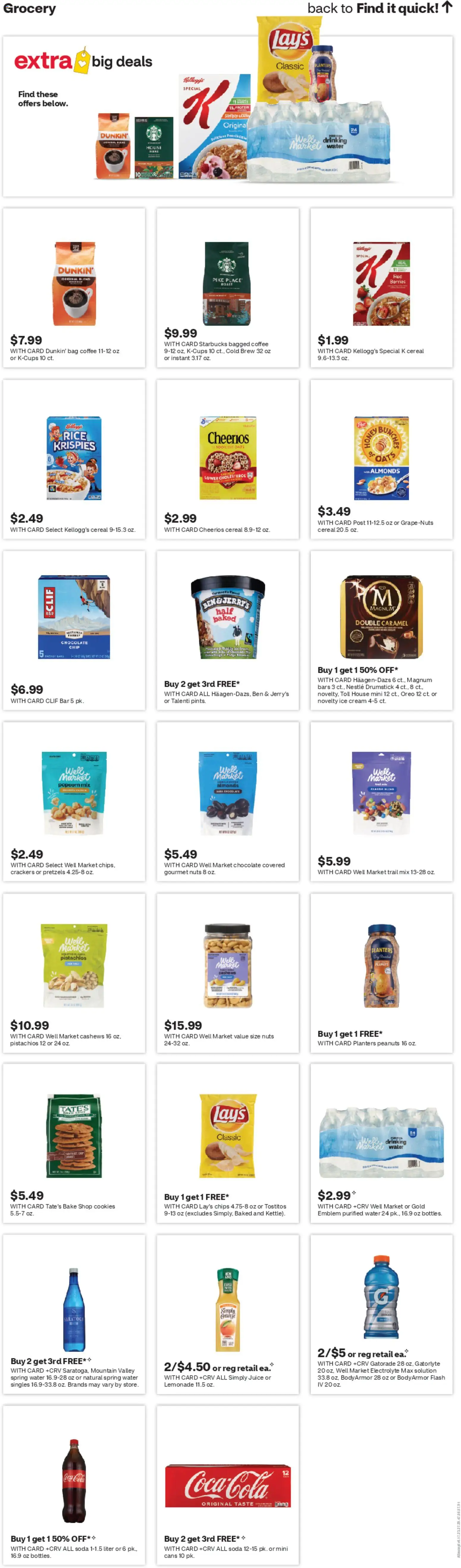 CVS Pharmacy Weekly Ad - DC - valid from 29.03.2026 | Page: 16 | Products: Chocolate, Rice, Cookies, Ice cream