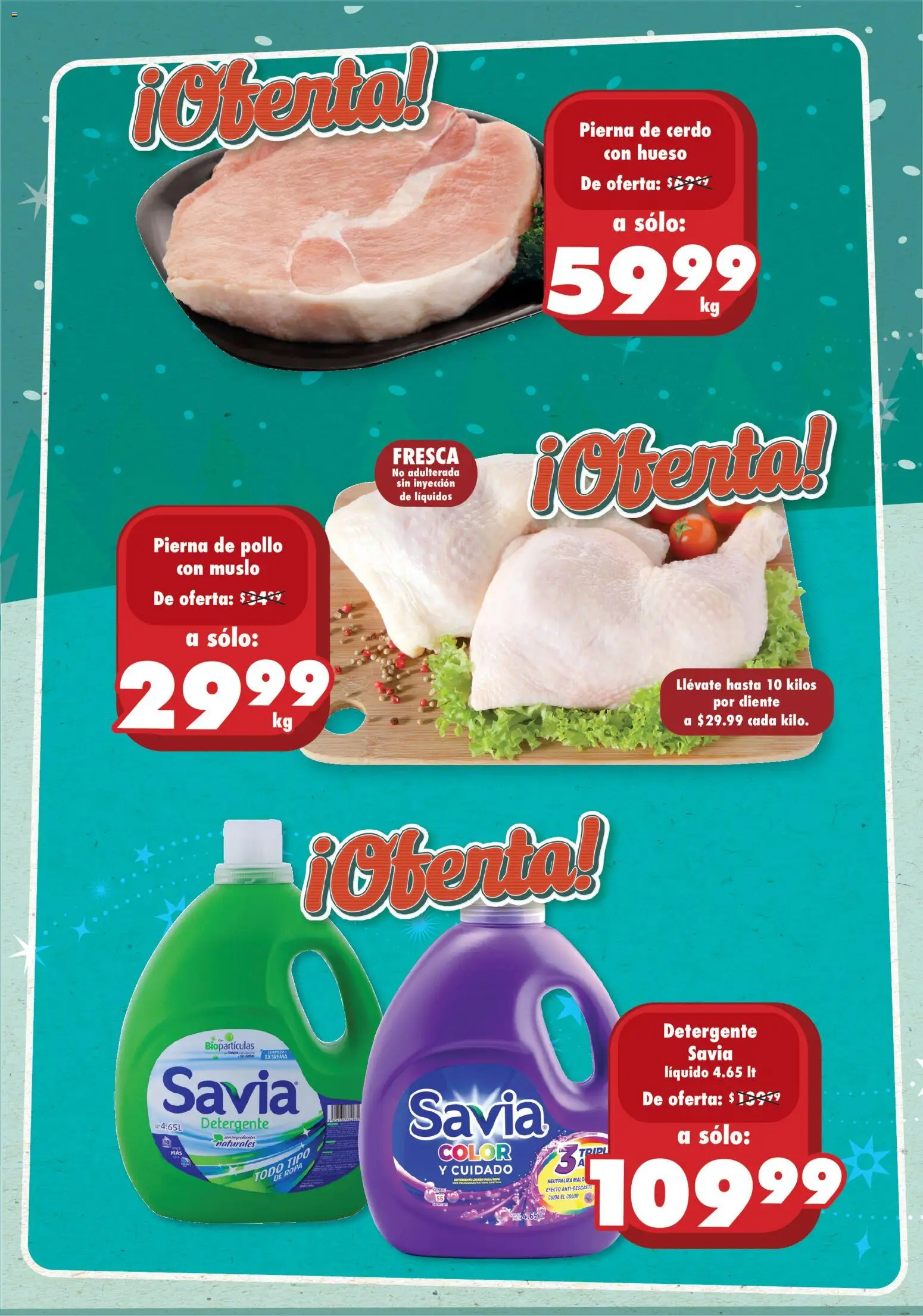 Nuevas ofertas de S-Mart válidas en toda la República Mexicana desde el 25.11.2025. ¡Encuentra las mejores ofertas en S-Mart folleto Ofertas de Feria Matamoros! | Página: 1 | Productos: Pollo, Detergente, Cerdo, Ropa