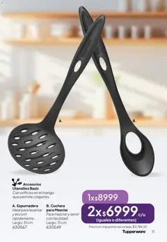 Vista previa Tupperware Folleto válido desde el 10.04.2026 | Página: 12 | Productos: Cuchara, Mango, Espumadera