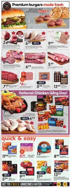 Sobeys flyer valid from 24.07.2025 | Page: 8 | Products: Turkey, Oven, Ridge, Cheese