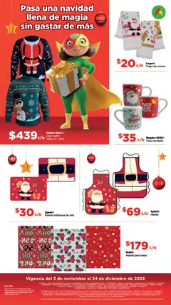 Vista previa de Bodega Aurrerá folleto Aquí sí te alcanza para la magia de la Navidad, nuevo folleto de la tienda, válido en México a partir del 03.11.2025 | Página: 13