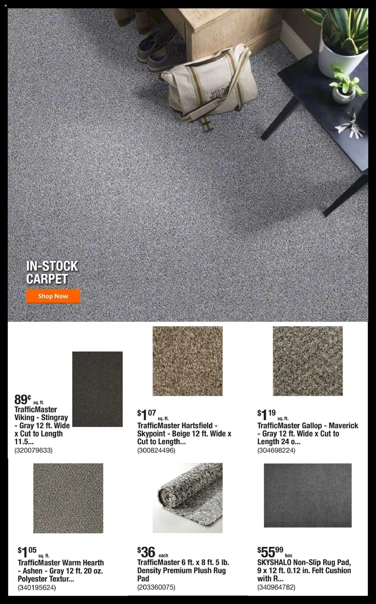 Home Depot Shop Pro Ad - PA - valid from 09.03.2026 | Page: 2 | Products: Carpet, Cushion