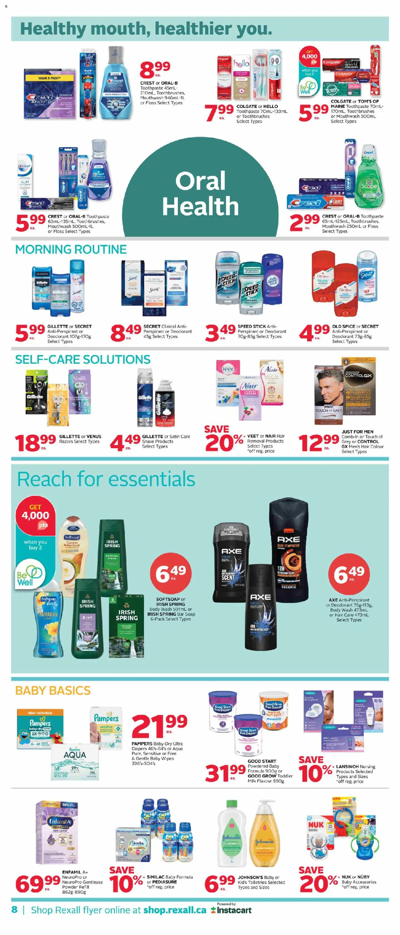 Rexall flyer valid from 10.04.2026 | Page: 15 | Products: Conditioner, Soap, Deodorant, Butter