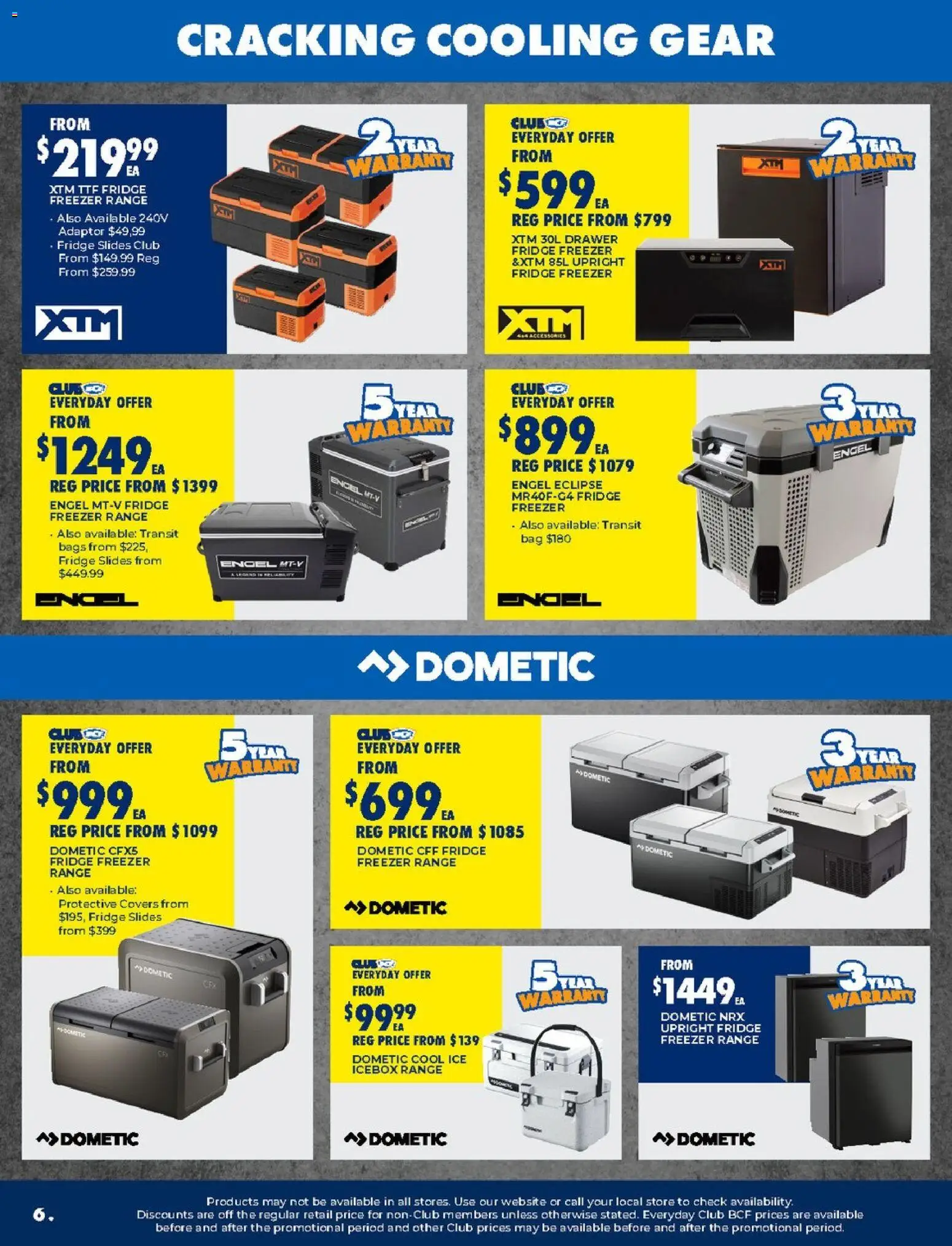 BCF catalogue - valid from 07.04.2026 | Page: 6 | Products: Slides, Adaptor, Fridge, Freezer