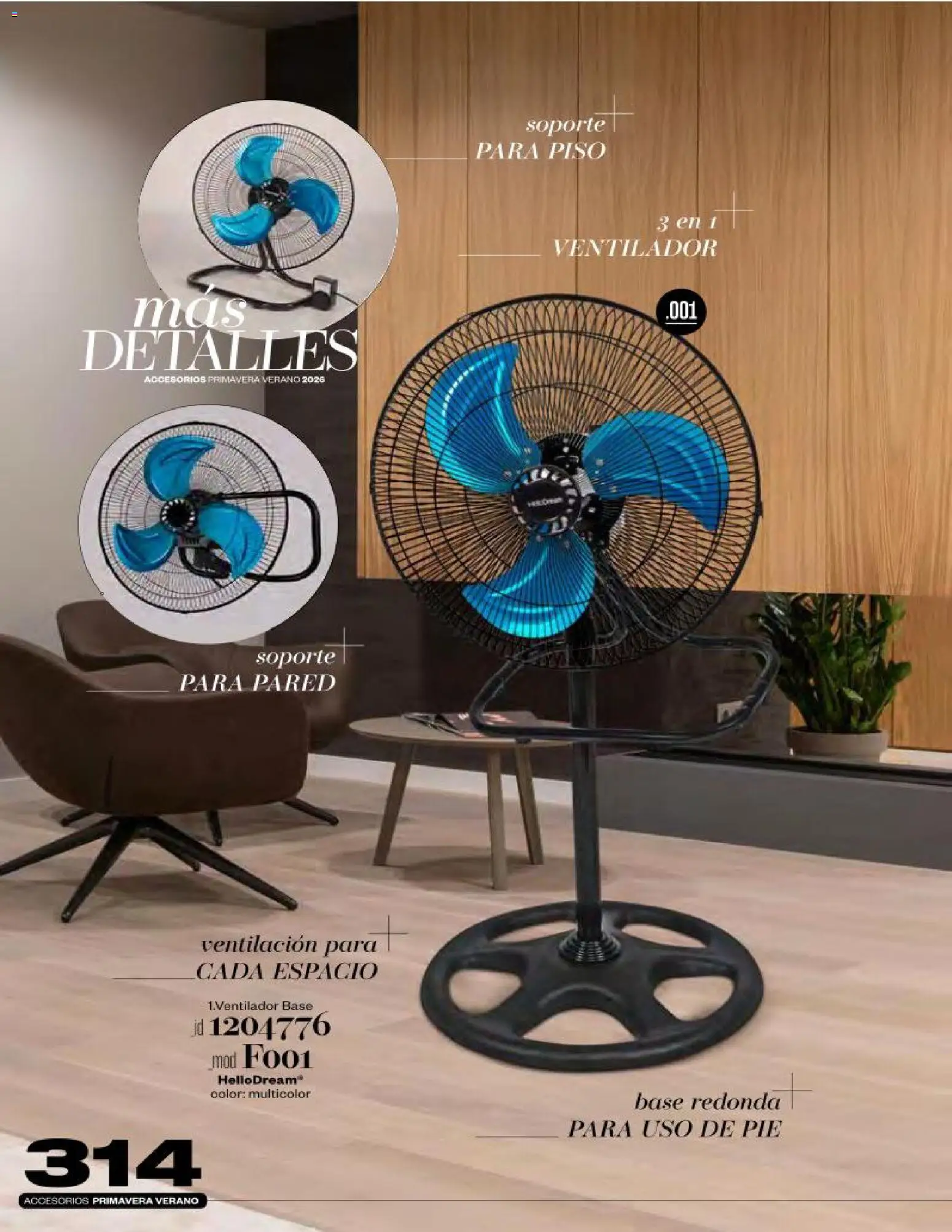 Nuevas ofertas de Price Shoes válidas en toda la República Mexicana desde el 18.04.2026. ¡Encuentra las mejores ofertas en Price Shoes catálogo Accesorios! | Página: 314 | Productos: Ventilador