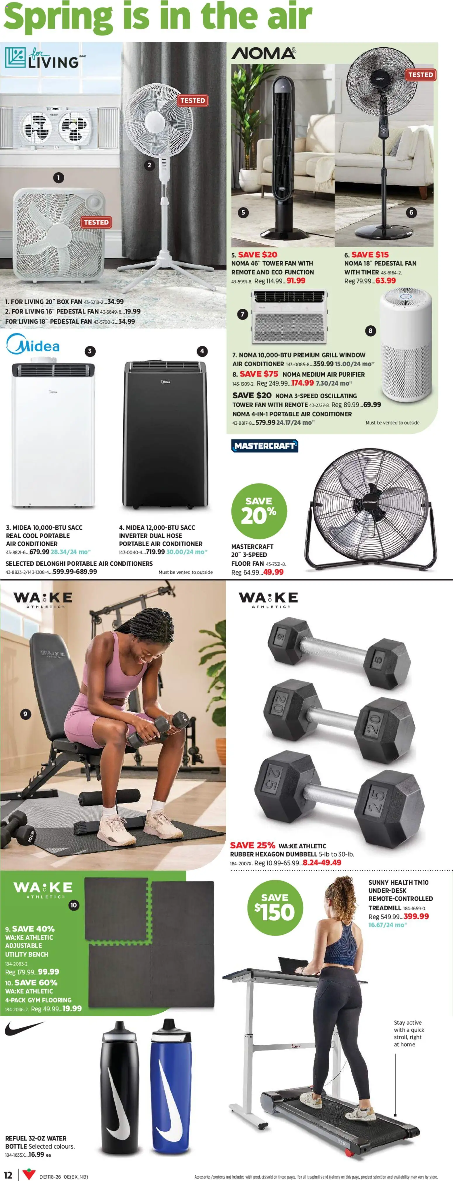 Canadian Tire flyer valid from 30.04.2026 | Page: 17 | Products: Fan, Air purifier, Conditioner, Box