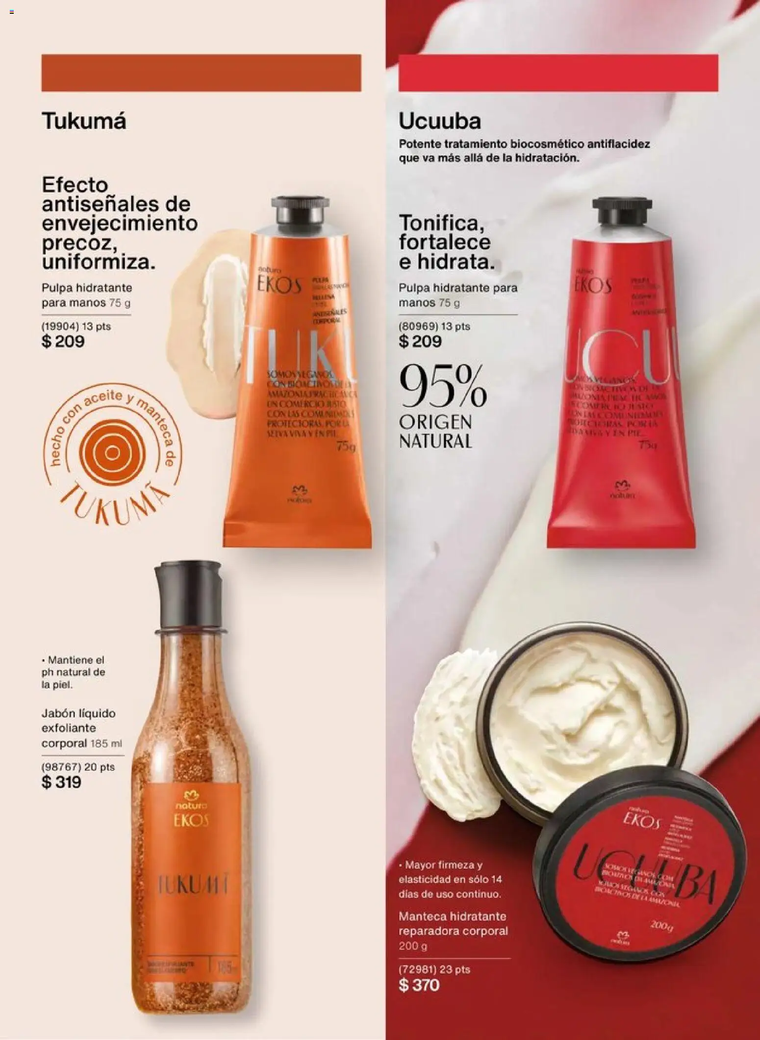 Nuevas ofertas de Natura válidas en toda la República Mexicana desde el 20.12.2025. ¡Encuentra las mejores ofertas en Natura campaña 1 2026! | Página: 115 | Productos: Jabón líquido, Exfoliante corporal, Jabón