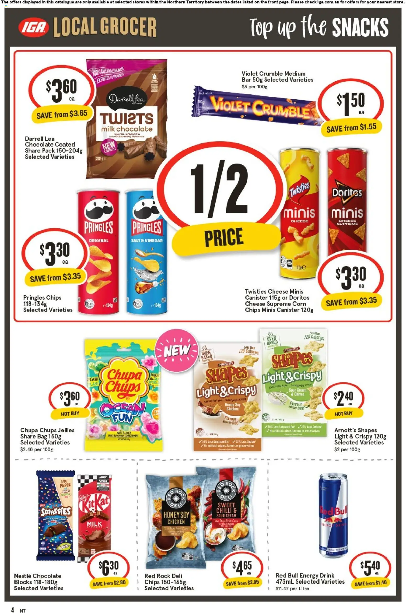IGA catalogue - valid from 04.03.2026 | Page: 4 | Products: Milk, Dairy, Chicken, Dog food