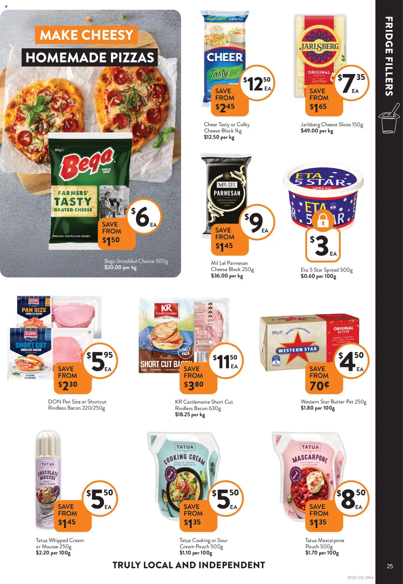 Foodworks catalogue - valid from 17.12.2025 | Page: 25 | Products: Bacon, Chocolate, Cream, Mousse